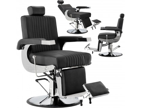 Fotel fryzjerski barberski hydrauliczny do salonu fryzjerskiego barber shop Nilus barberking w 24H Outlet